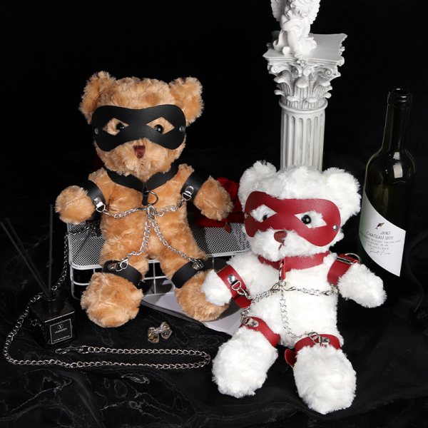 OEM SM Toy Teddy Bear Pendants Gift for Adult Game Stuffed Sex Toy Bondage Gear Bears Stuffed Animals