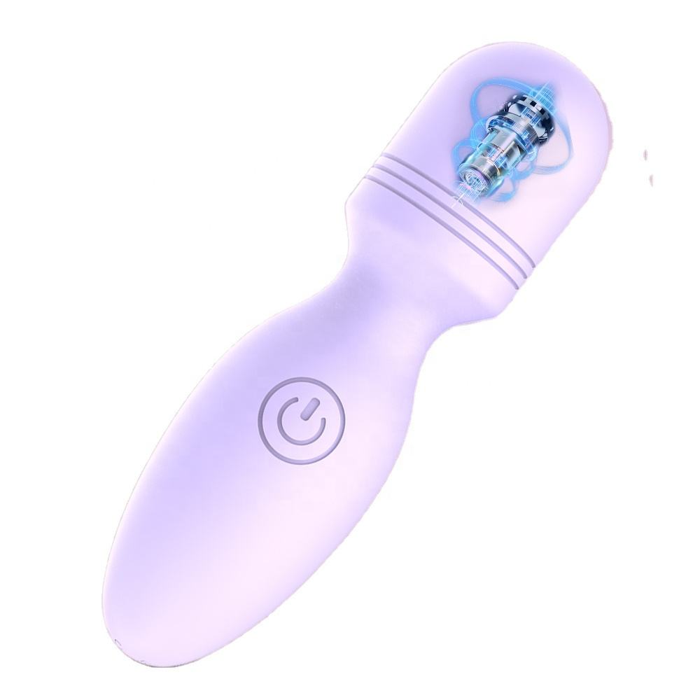 main_pic_0-64 Mini Powerful Handheld Clit Clitoris Stimulation Adult Personal Silicone Sex Toy Vibrator Rod Av Wand Massager for Women Female - 图片 1