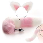 Sex Toys Anal Plug Tail With Juegos Para Adultos Ears Sexy Dress up Fox Tail Butt Plugs Anales Produtos Eroticos