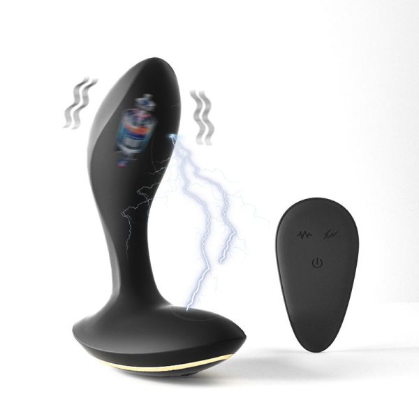 Anal Toys Men Butt Plug Vibrator Shock and Vibration Sexy Toy Remote Control Silicone Anal Toys for Women