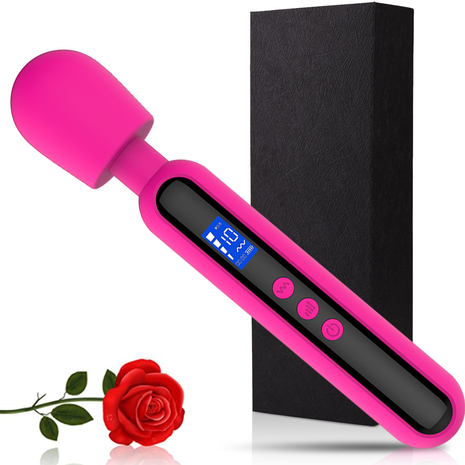main_pic_0-65 Hot Sell Powerful Av Vibrator Vagina Wand Clitoris Stimulator Vibrators Usb Rechargeable Sex Toys for Women - 图片 1