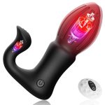 OEM Dual Motors Vibrating Anal Plug Prostate Massager Clitoral G Spot Stimulator Remote Anal Toys Butt Plug Vibrators