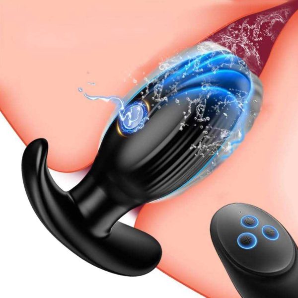 OEM Remote Control Male Vibrating Prostate Massager G Spot Stimulator Electric Shock Anal Plug Vibrator