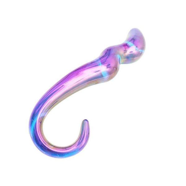 OEM Glass Dildo Adult Erotic Product Anal Training Clear Sex Toys Crystal Glass G Spot Massager Masturbation Butt Plug