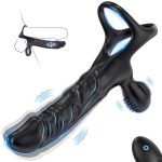 OEM Huge Dildos Lesbian Sex Toys for Couple Vibrator Ultra Elastic Harness Strap on Dildo for Women Panties Sex Products