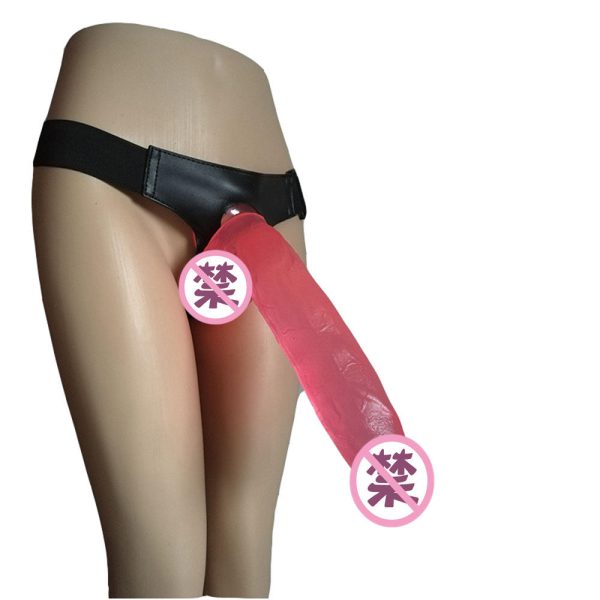 Wholesale Super Big Crystal Transparent Dildos Wearable Penis Suction Cup Anal Plug Lesbian Toys