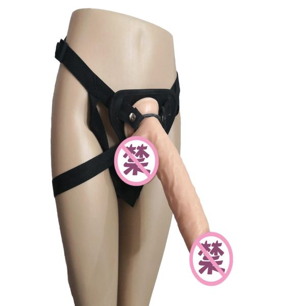 Strap on Dildo Female PVC Suction Cup Dildo Harness Wearable Realistic Penis with Belt Lesbian Sex Toy