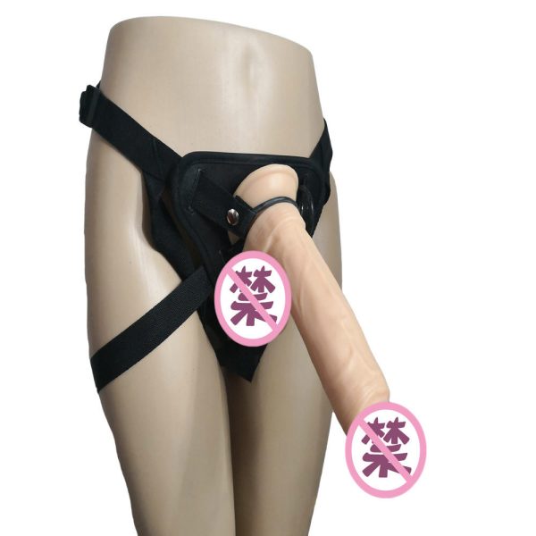 Strap on Dildo Female PVC Suction Cup Dildo Harness Wearable Realistic Penis With Belt Lesbian Sex Toy Strapon Dildo for Women