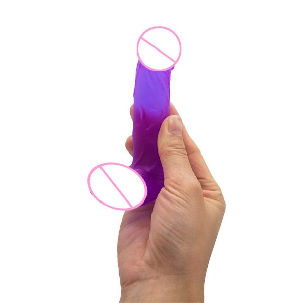 4.5 Inch Cheap Price Small Realistic Crystal Strong Suction Cup Mini Dildos for Women