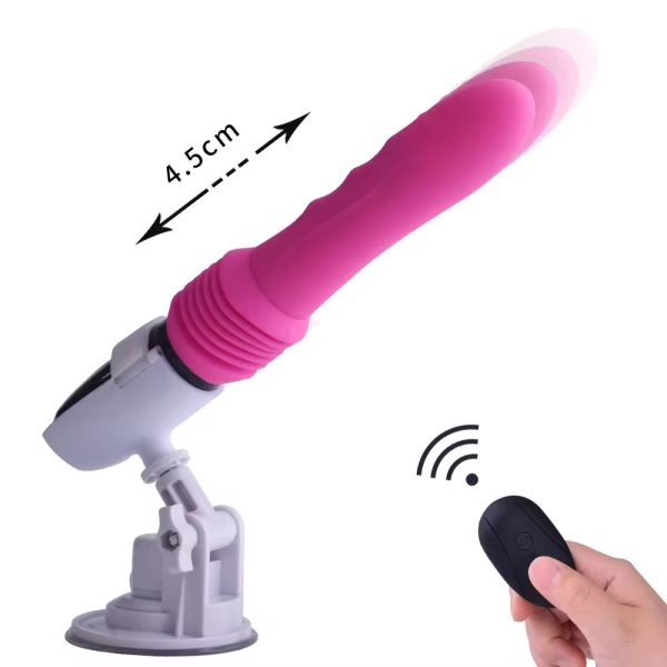 Remote Control Female Masturbation Pumping Vibrator Automatic Retractable Sex Machines for Women With Dildos Anal Plug