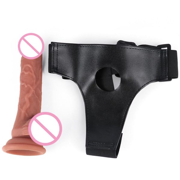 Wearable Dildo Female Masturbation Adult Sex Products Simulation Dildo Strap-on Dildo Harness Realistic Vibrating