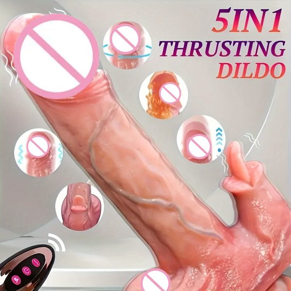 Wireless Remote Control Dildos Penis Suction Cup Penis Phallus Realistic Dildo Vibrator Sex Toys Artificial Rubber for Women