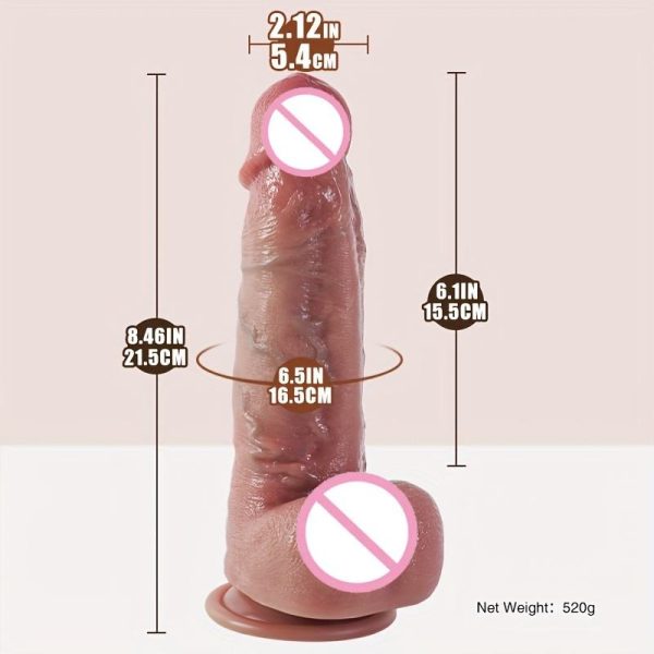Women's Bendable Waterproof Clitoral Sucking Silicone Vibrator New Design Sex Toy With Dildo Vibrating Features