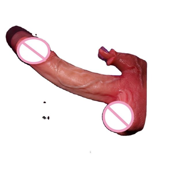 Big Thrusting Dildo Vibrator for Women Remote Control Suction Cup Realistic Penis Automatic Telescopic Heated Massager Sex Toys