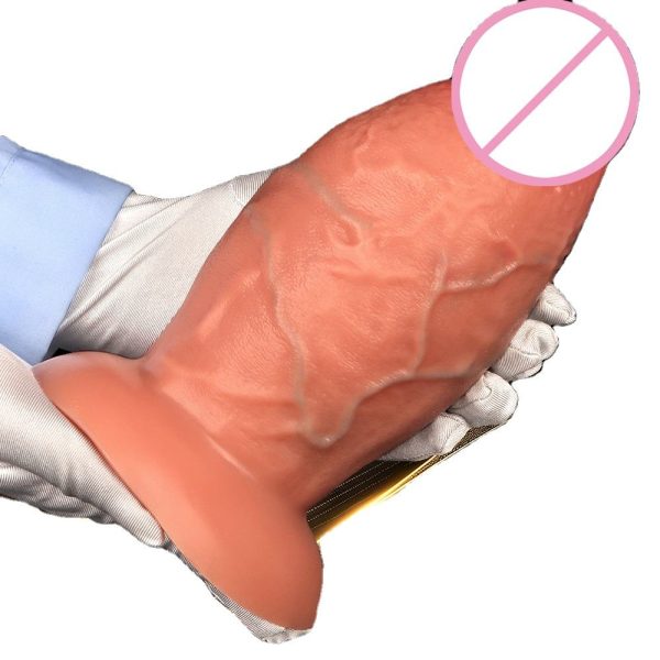 10CM Super Big Soft Realistic Silicone Dildo Soft Liquid Silicone Simulation Phallus Female Masturbator