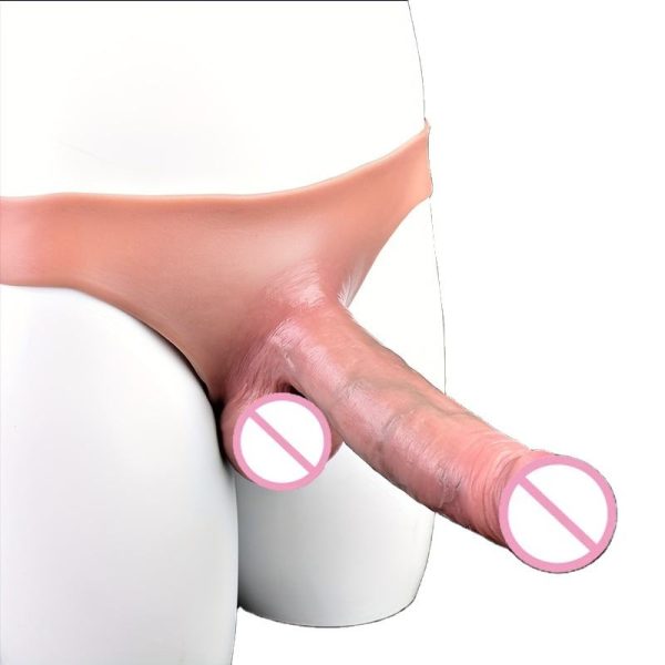 OEM Lesbian Realistic Large Dildos and Vibrators Wearable Penis Belt Sex Toy for Women