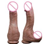 OEM Soft Silicone Vibrator with Monster Features Huge Dildo Realistic Sex Toy