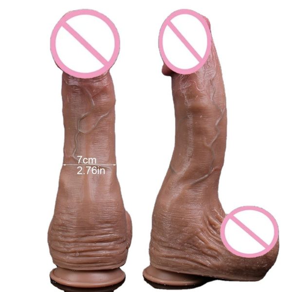 OEM Soft Silicone Vibrator with Monster Features Huge Dildo Realistic Sex Toy