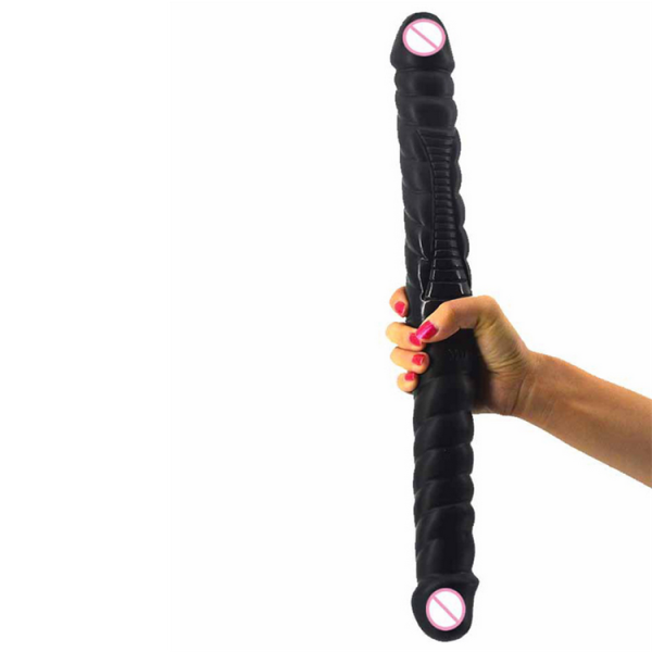 OEM Black Big Double Headed Dildo Adult Product