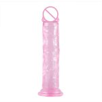 OEM High Quality Large Manual Penis Sucker Sex Toys Curved Penis Masturbation Penis for Woman Anal Expansion Plug