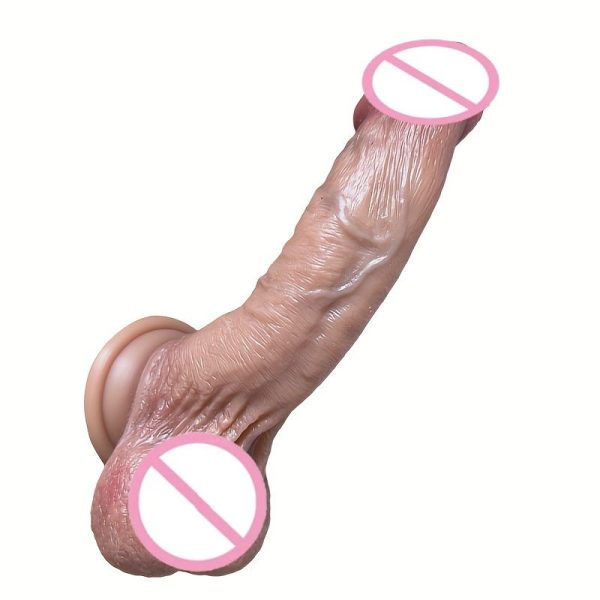 OEM Wholesale Flesh Telescopic Realistic Dildo Vibrator for Women Masturbator Huge Penis With Suction Cup Sex Toys for Couple