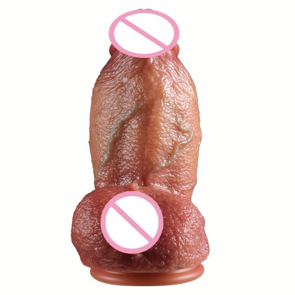 OEM Big Soft Realistic Silicone Dildo Electric Telescopic Vibrating Dildo Vibrator Fat Dildo for Women Sex Toys