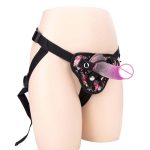 OEM Huge Dildos Lesbian Sex Toys for Couple Vibrator Ultra Elastic Harness Strap on Dildo for Women Panties Sex Products