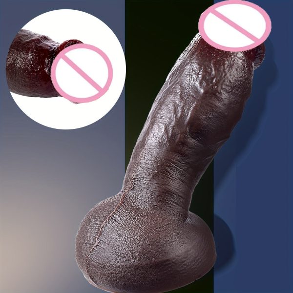 OEM High Quality Control Realistic Design Lifelike Texture Flexible Shaft Large Size Silicone Dildo