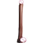 OEM Flexible Lifelike Dual Density Silicone Realistic Dildo, Reproduction Real Thick Dildo