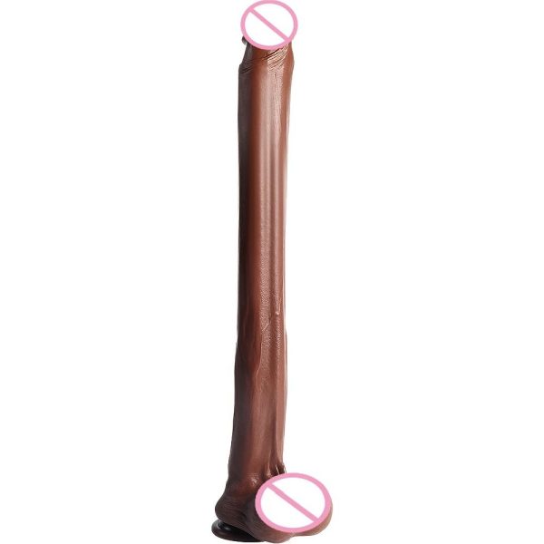 OEM Flexible Lifelike Dual Density Silicone Realistic Dildo, Reproduction Real Thick Dildo