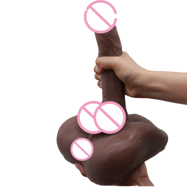 OEM Hot Selling Silicone Male Dildo Floor Cannon Gay Masturbation Device with Anal Door Adult Sex Tool Supply