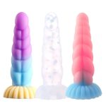 OEM Female Masturbator G-Spot Anal Ass Sex Toy Huge Thick Silicone Fantasy Anal Dildo Large Big Butt Plug for Women Vaginal Sex