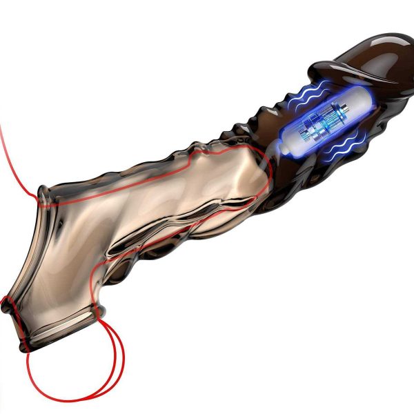 OEM Wolf Braces Lengthened Thickened Vibrating Penis Braces Adult Sex Products Men's Products Cock Ring Male Delay Ejaculation