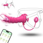OEM APP Electric Strap on Dildo Sex Toys for Lesbian Anal Plug Dildo Vibrator for Women