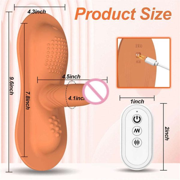 OEM Vibrators Dildo with 10 Vibrating Modes Remote Control Vibrator Anal G-Spot Double Stimulator Dildo Adult Sex Toy