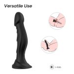 OEM Silicone Strap-On Realistic Big Thrusting Dildo Vibrator Remote Control Electric Telescopic Sex Toy for Women - 图片 2