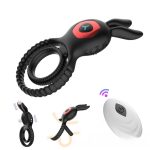 Wholesale Cock Ring Clitoral Stimulator Vibrating Couple Silicone Ring Man Penis Rings for Men Ejaculation Delay - 图片 2