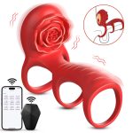 Male Masturbation APP Remote Control Vibrator Couple Sharing Clitoral Stimulation Passion Lock Fine Ring Vibration for Men - 图片 2