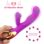 Factory Wholesale Price 10 Modes Vibrator G Spot Rabbit Vibrator Wand Massager Adult Products Female Masturbator - 图片 2