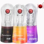 Electric Automatic Male Masturbator Tool USB 10 Frequency Men's Exercise Masturbation Cup Transparent - 图片 2