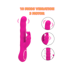 Vibrating Roller Massage 10 Mods Rabbit Vibrator G Spot Clitoral Automatic Dildo Vibrator for Women Masturbation Toys - 图片 2