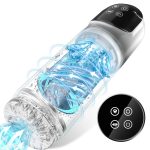 IPX7 Fully Waterproof LCD Display Sucking Rotating Thrusting Automatic Male Masturbator Cup Auto Man Stroke Machines for Men - 图片 2