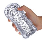 High Quality Multi Colors Hand Held Transparent Clear Masturbation Cup Sex Tool for Men Masturbator - 图片 2