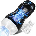 Automatic Sucking Male Masturbators Upgraded 7 Vibration & Suction Hands Free Pocket Pussy Male Stroker Toy for Men - 图片 2