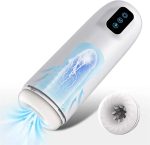 Waterproof Telescopic Vibration Heating Masturbation Cup Waterproof Automatic Men Thrusting Stroker Machine for Male Sex Toy - 图片 2
