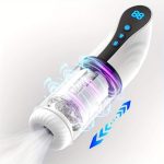 Men Masturebstor Automatic Sucking Pocket Thrusting Machine Suction Adult Toy Auto Bj Machine Clear Pocket Puzzy - 图片 2