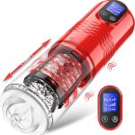 3D Sleeve Strong Stimulation Innovative Motors Telescoping LCD Display Automatic Male Stroker Thrusting Masturbation Cup for Men - 图片 2