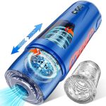 Realistic 3D Textured Ultra-Soft Pussy Male Electric Stroker Adult Sex Toy Automatic Thrusting Rotating Man Masturbation Cup - 图片 2