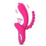 3 in 1 Tongue Licking Vacuum Stimulator Clit Sucker Dildo Vibrator for Women Clitoris G Spot Sex Toys Adult Goods for Female - 图片 2