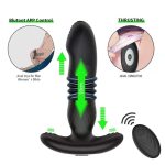 Anal Butt Plug Vibrator Wireless Remote Control Thrusting and Vibration Dildo 2in1 Prostate Massager for Woman and Man Pleasure - 图片 2